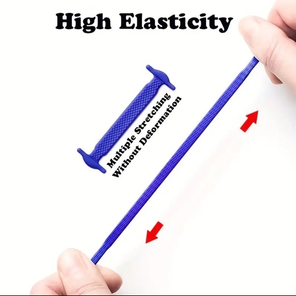 3️⃣3/25 Elastic Lazy Silicone Shoelaces (Black) (16pcs/set) - Picture 9 of 9